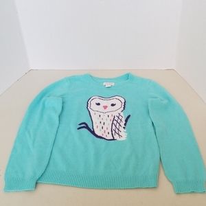 Little girl's owl sweater